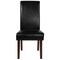 Merrick Lane Ellison Mid-Century Panel Back Parsons Accent Dining Chair - Set of 6